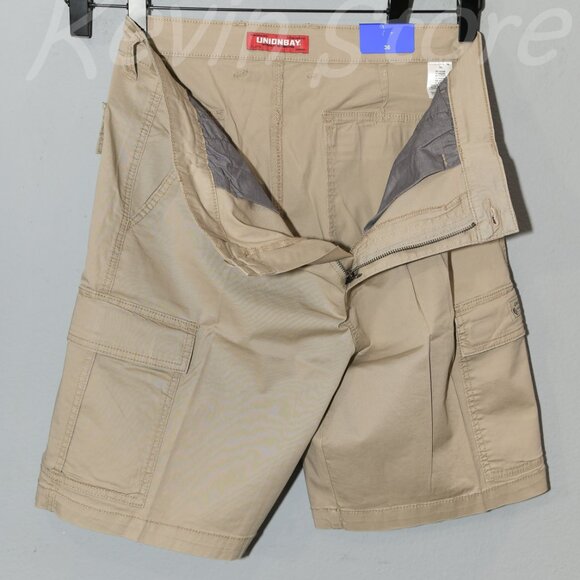 2 pairs , Tan , Gray Union Bay Men's Cargo Shorts.Price is for 2 - Picture 11 of 12